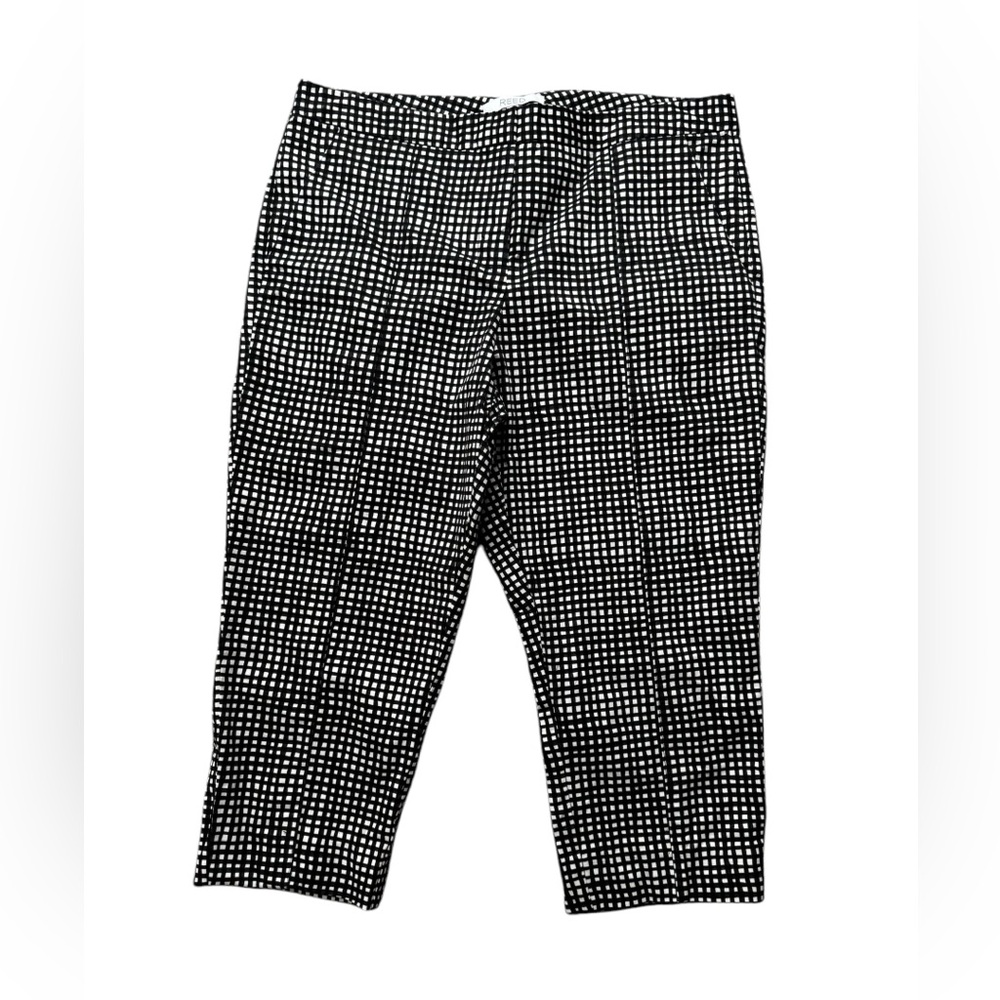 New Reed Black and White Checkered Capris